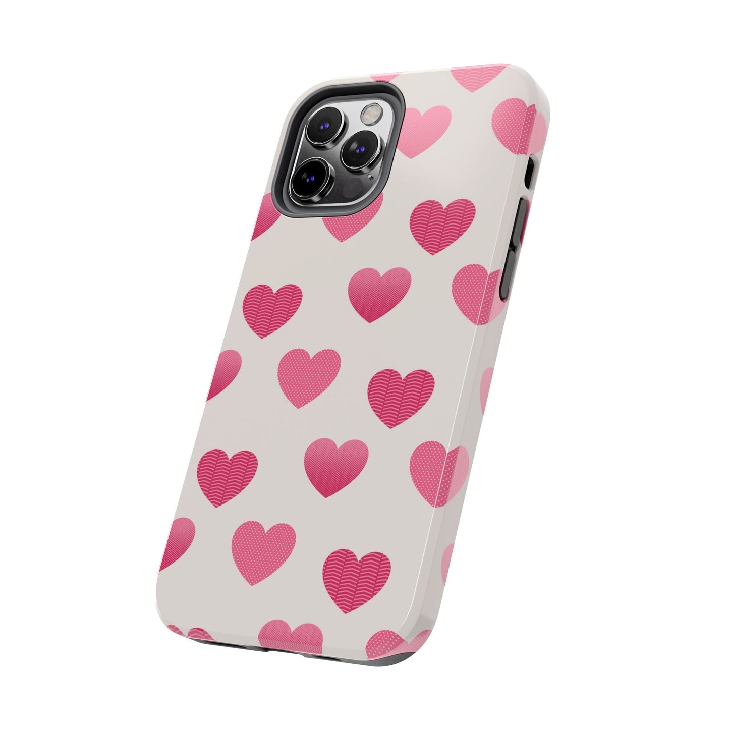Textured Hearts iPhone Case - BOGO Cases