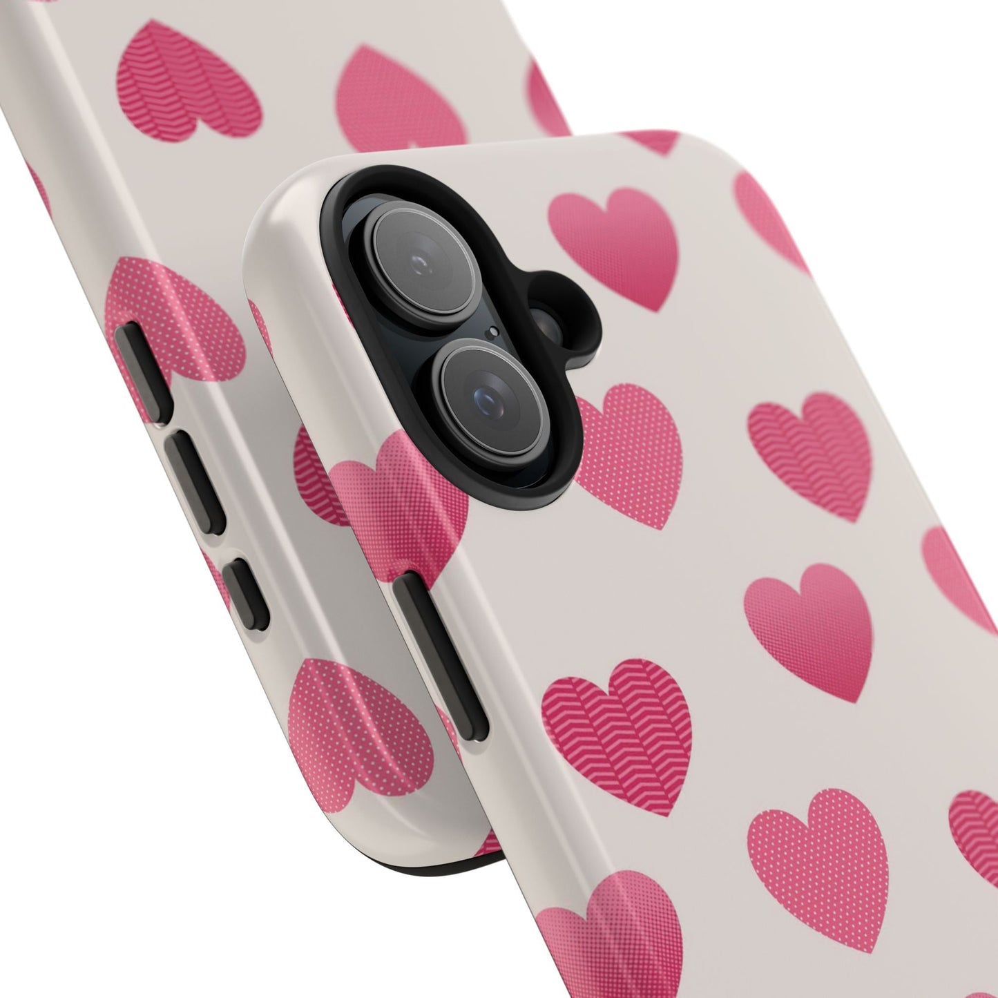Textured Hearts iPhone Case - BOGO Cases