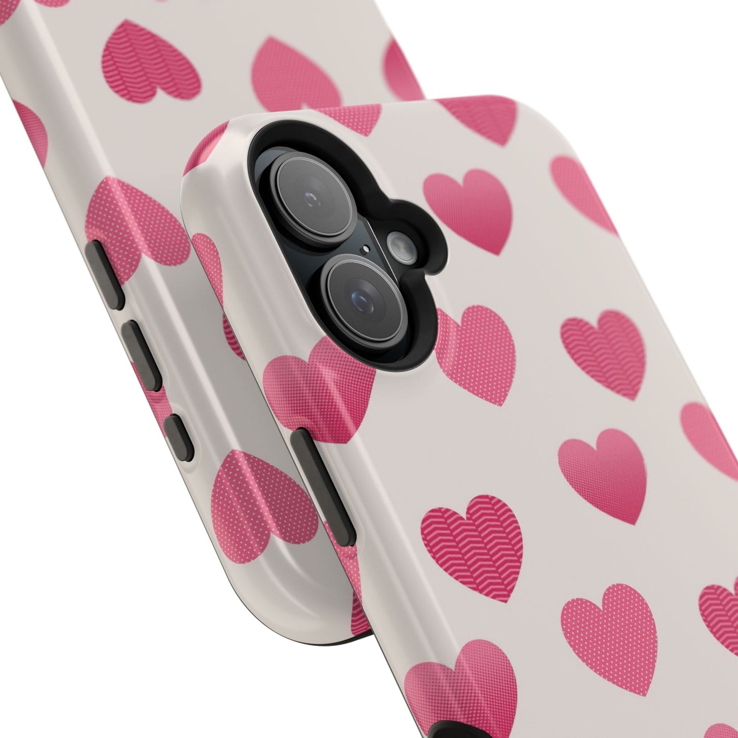 Textured Hearts MagSafe iPhone Case - BOGO Cases