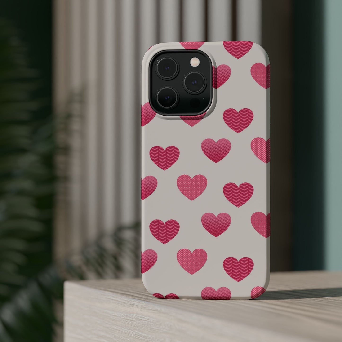 Textured Hearts MagSafe iPhone Case - BOGO Cases
