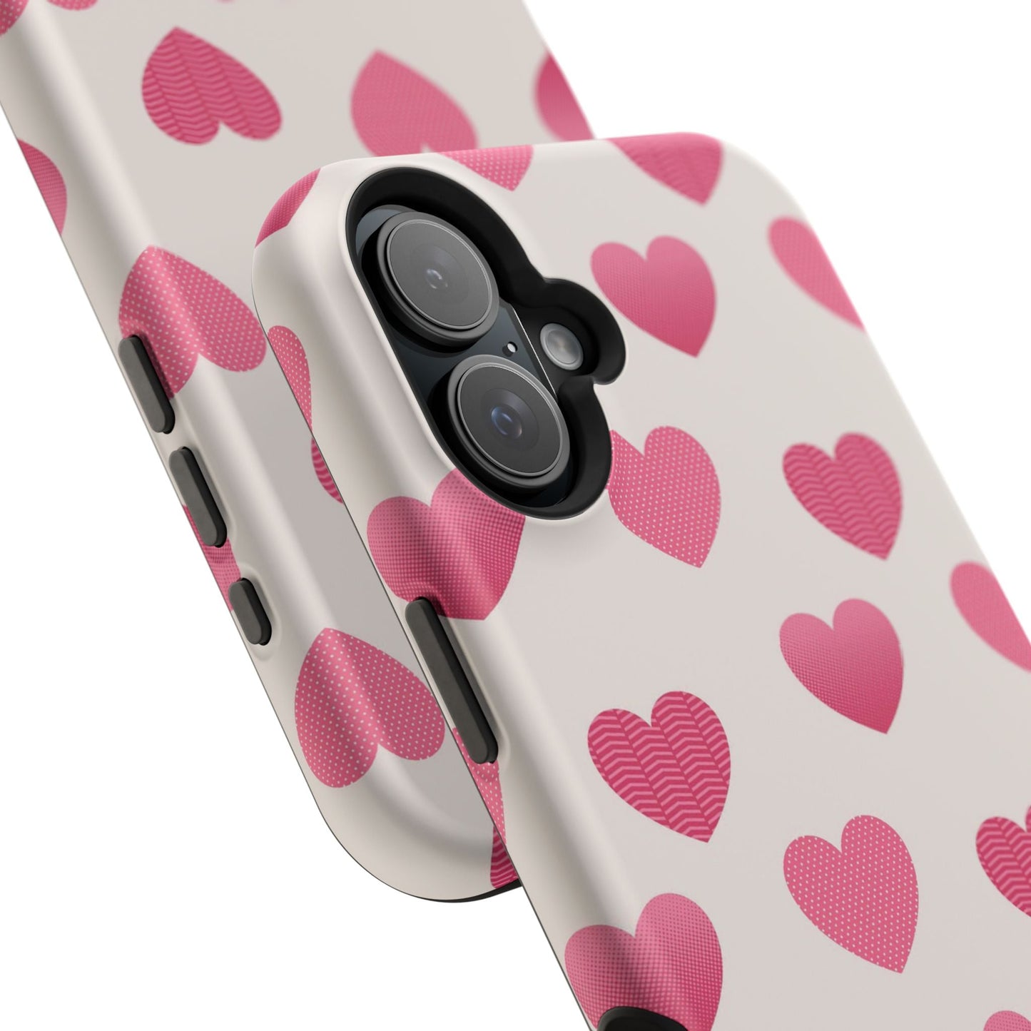 Textured Hearts MagSafe iPhone Case - BOGO Cases