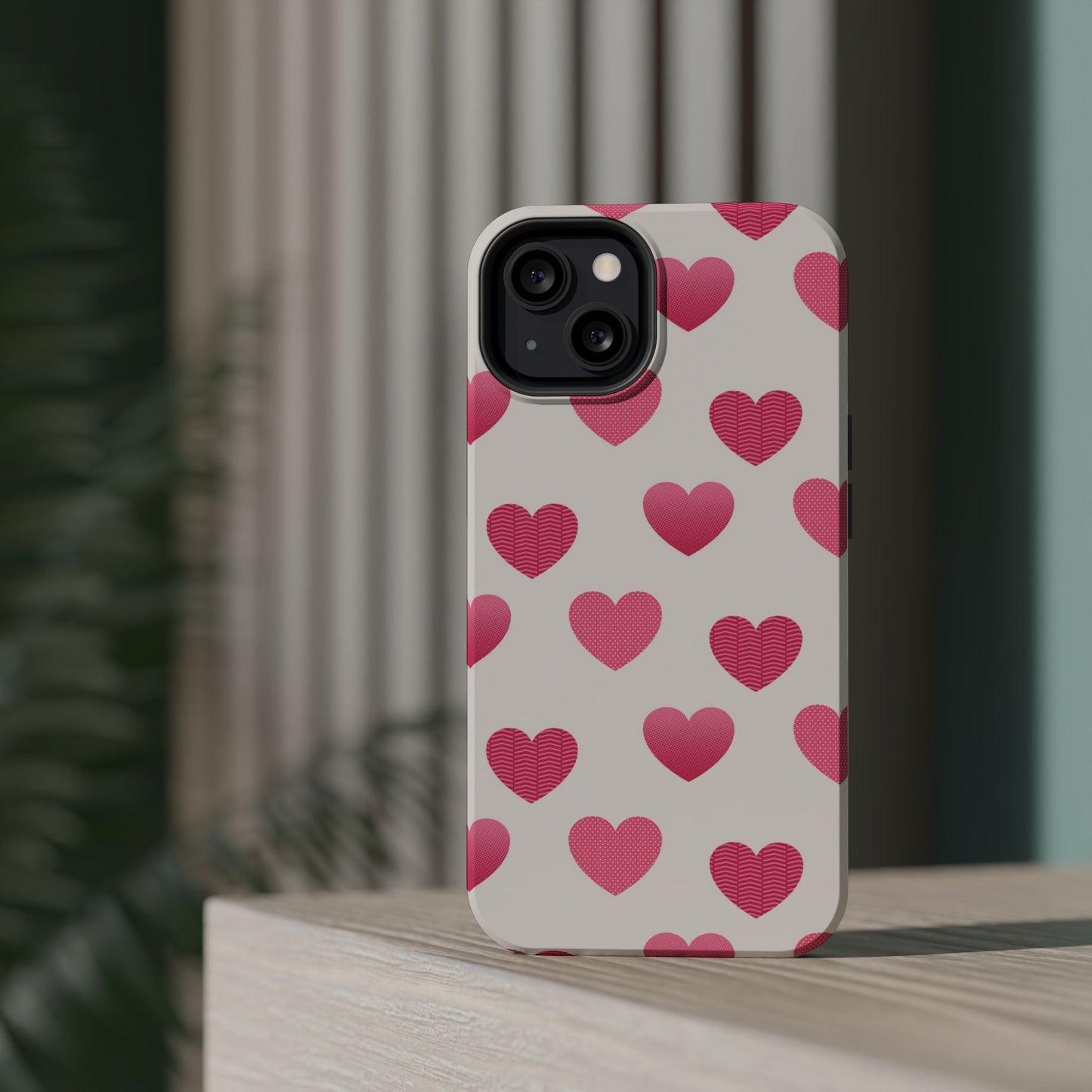 Textured Hearts MagSafe iPhone Case - BOGO Cases