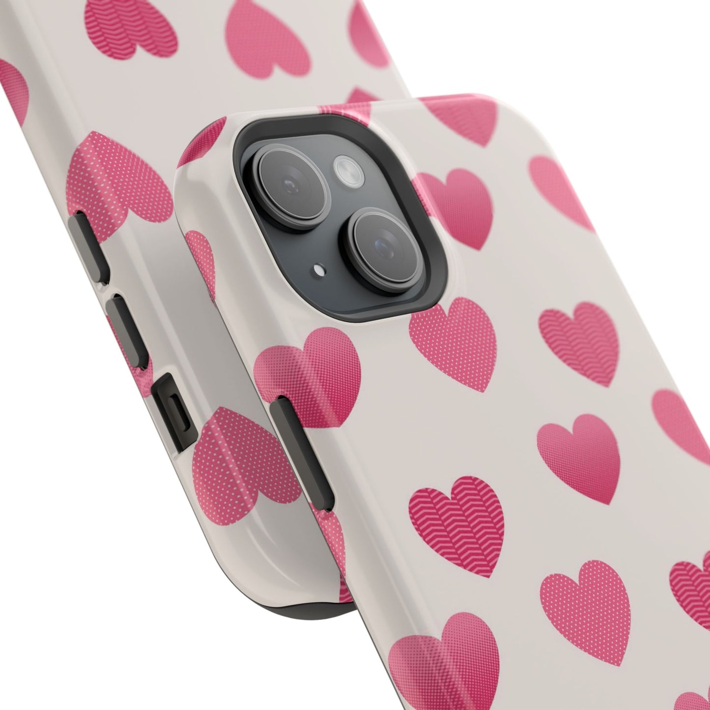 Textured Hearts MagSafe iPhone Case - BOGO Cases