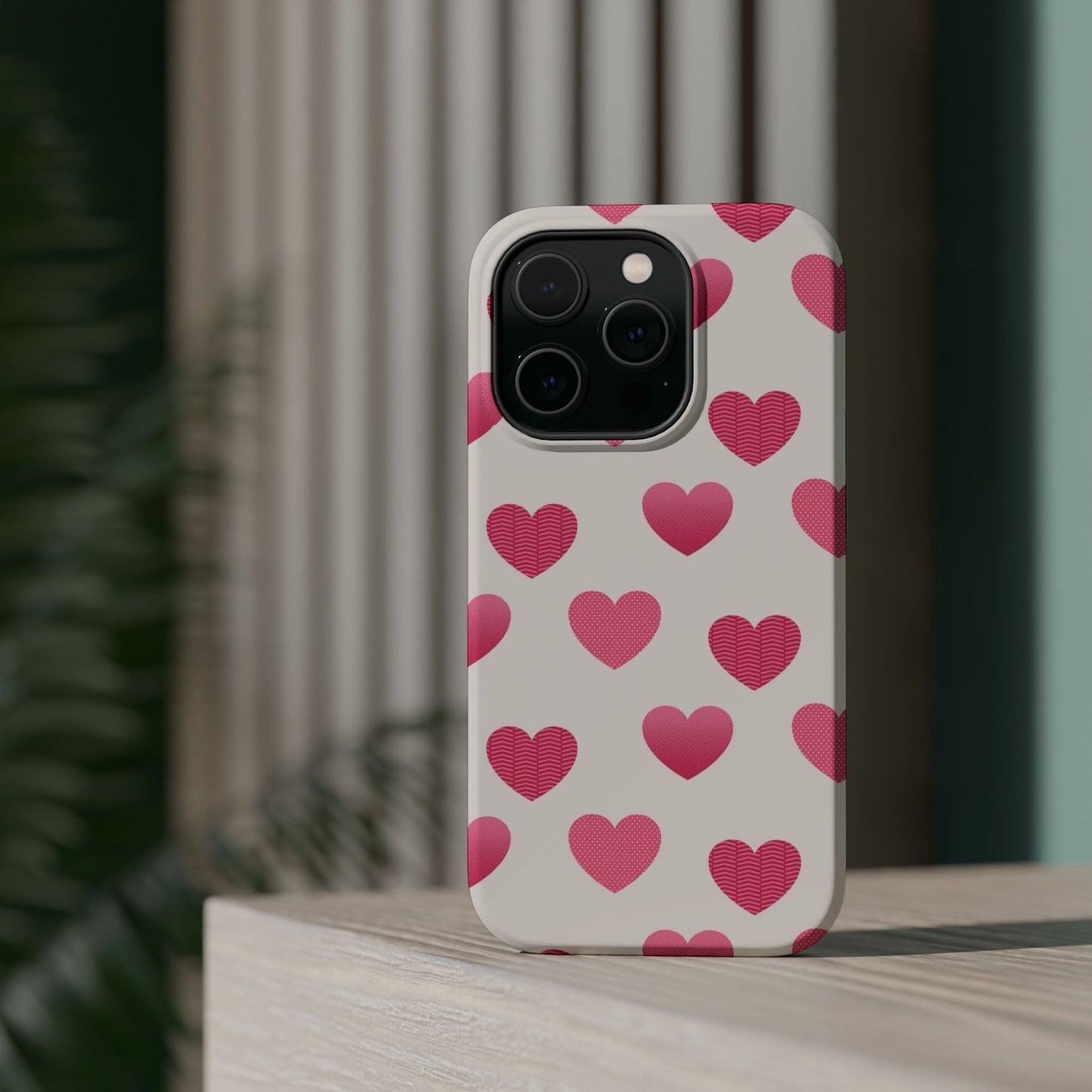 Textured Hearts MagSafe iPhone Case - BOGO Cases