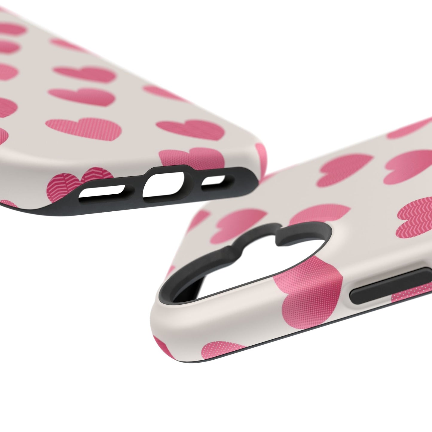 Textured Hearts MagSafe iPhone Case - BOGO Cases