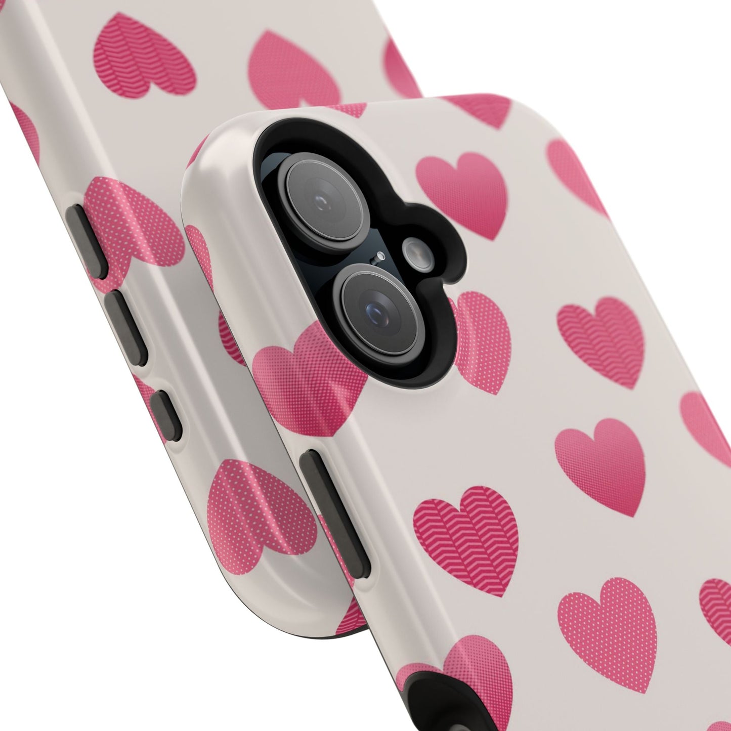 Textured Hearts MagSafe iPhone Case - BOGO Cases