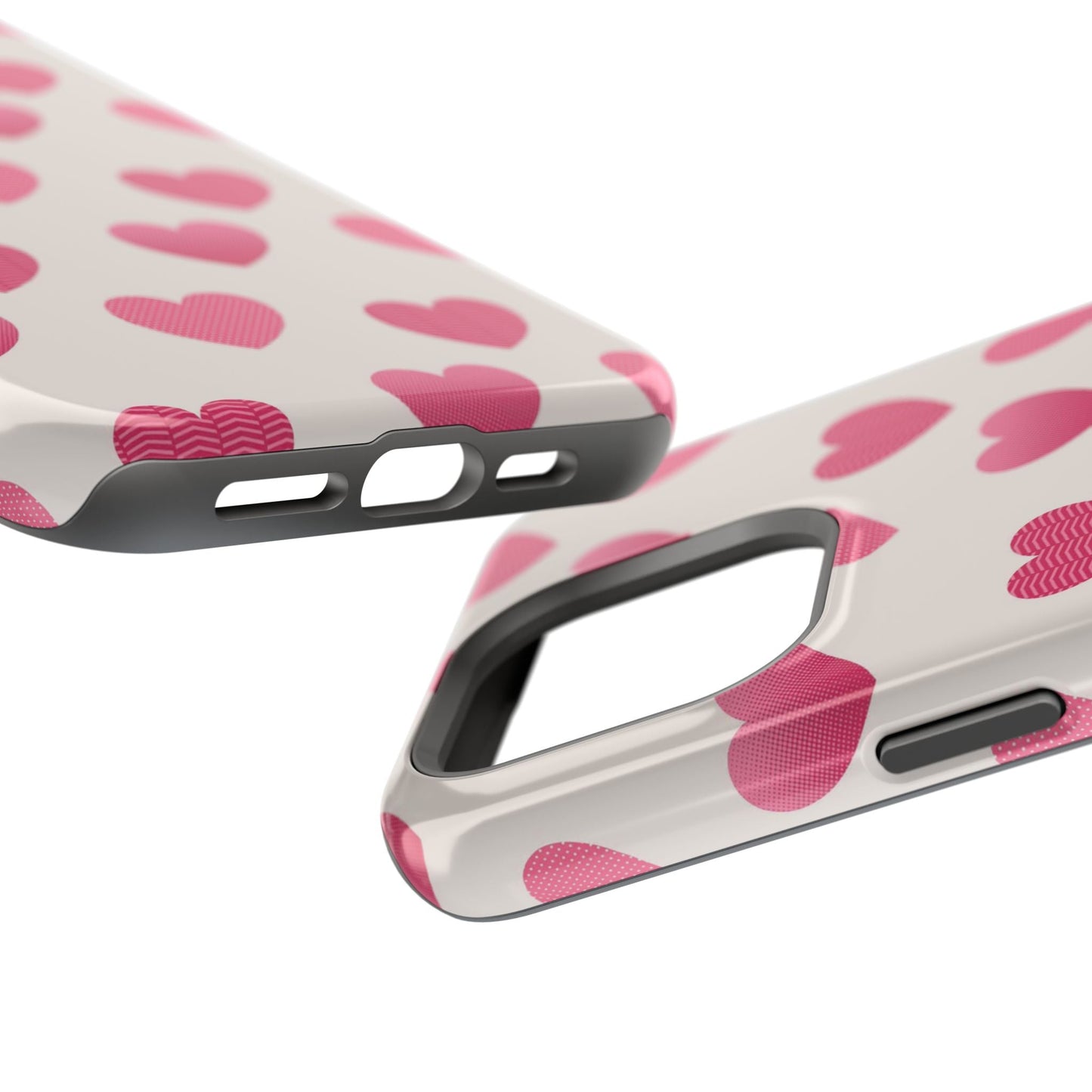 Textured Hearts MagSafe iPhone Case - BOGO Cases