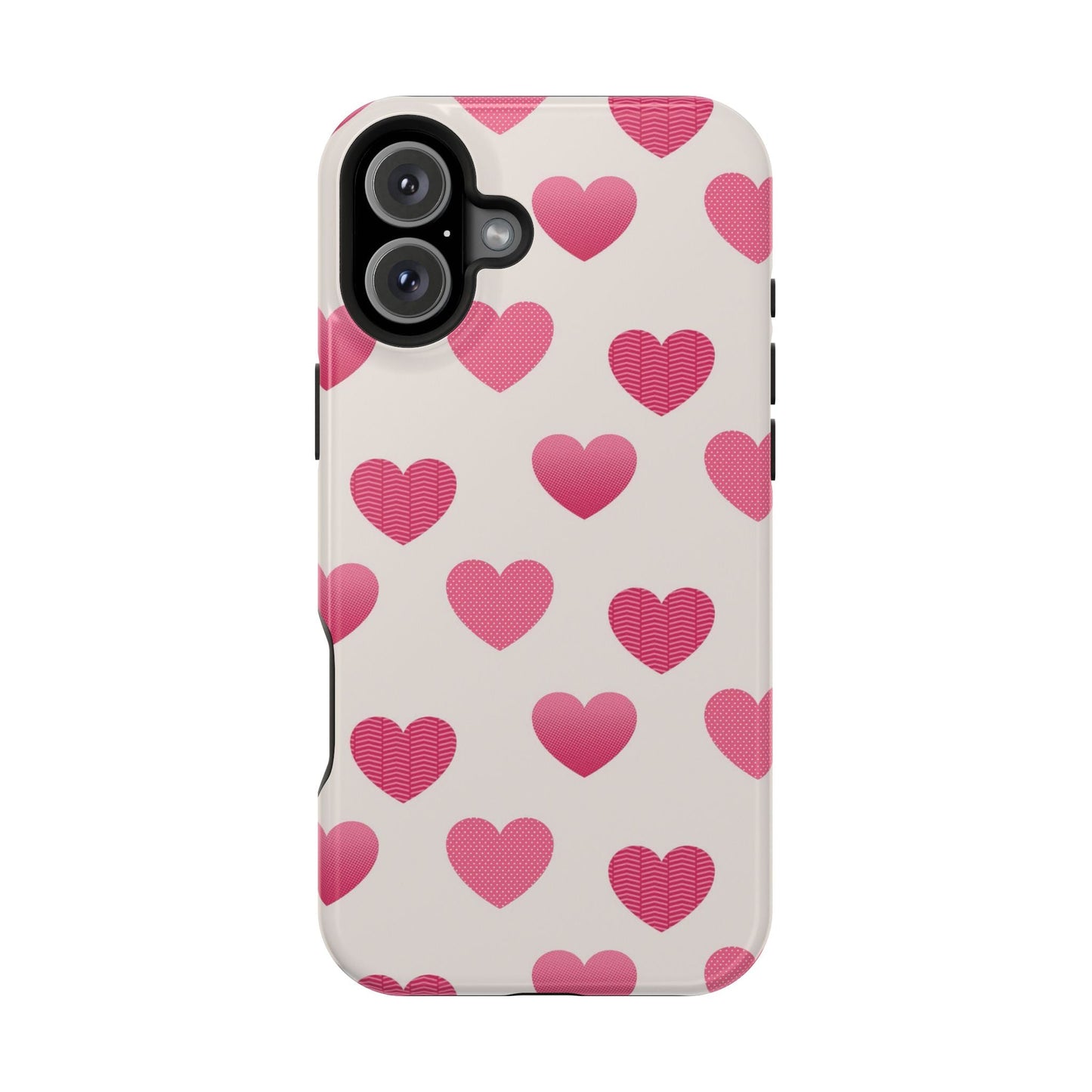 Textured Hearts MagSafe iPhone Case - BOGO Cases