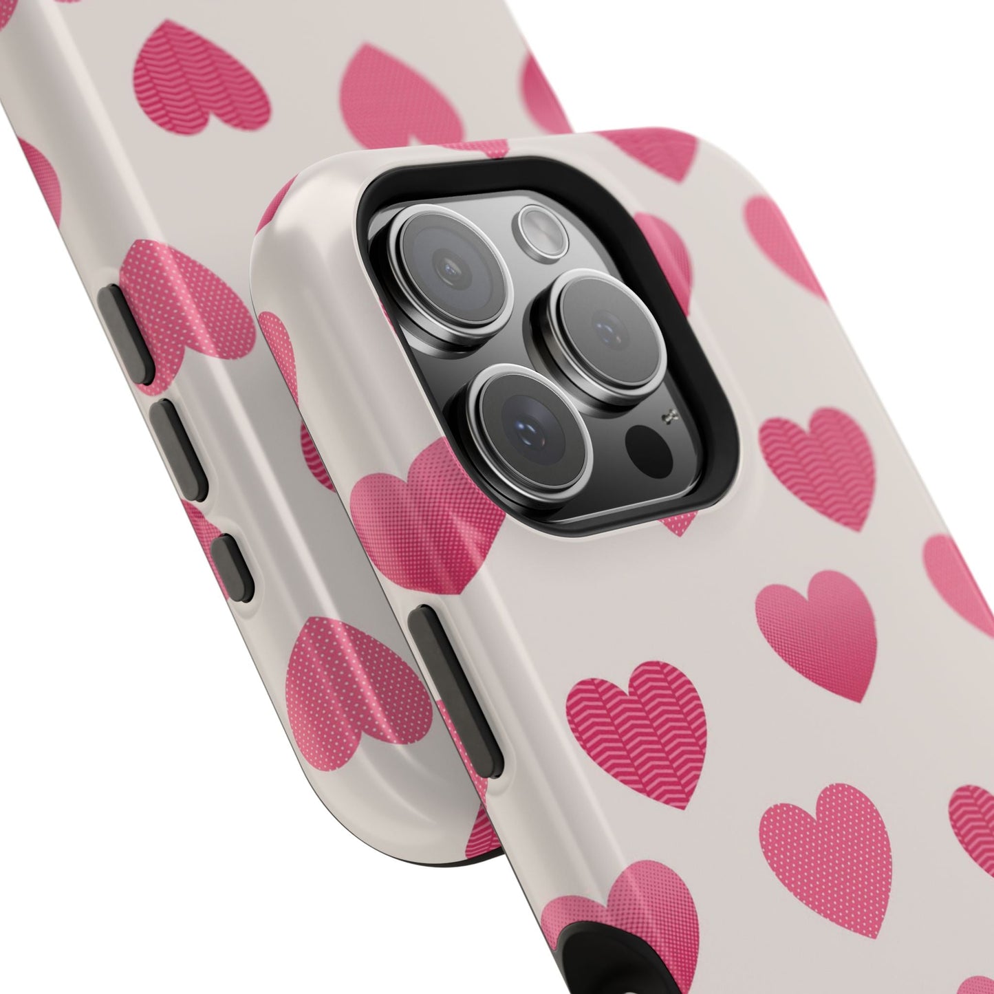 Textured Hearts MagSafe iPhone Case - BOGO Cases
