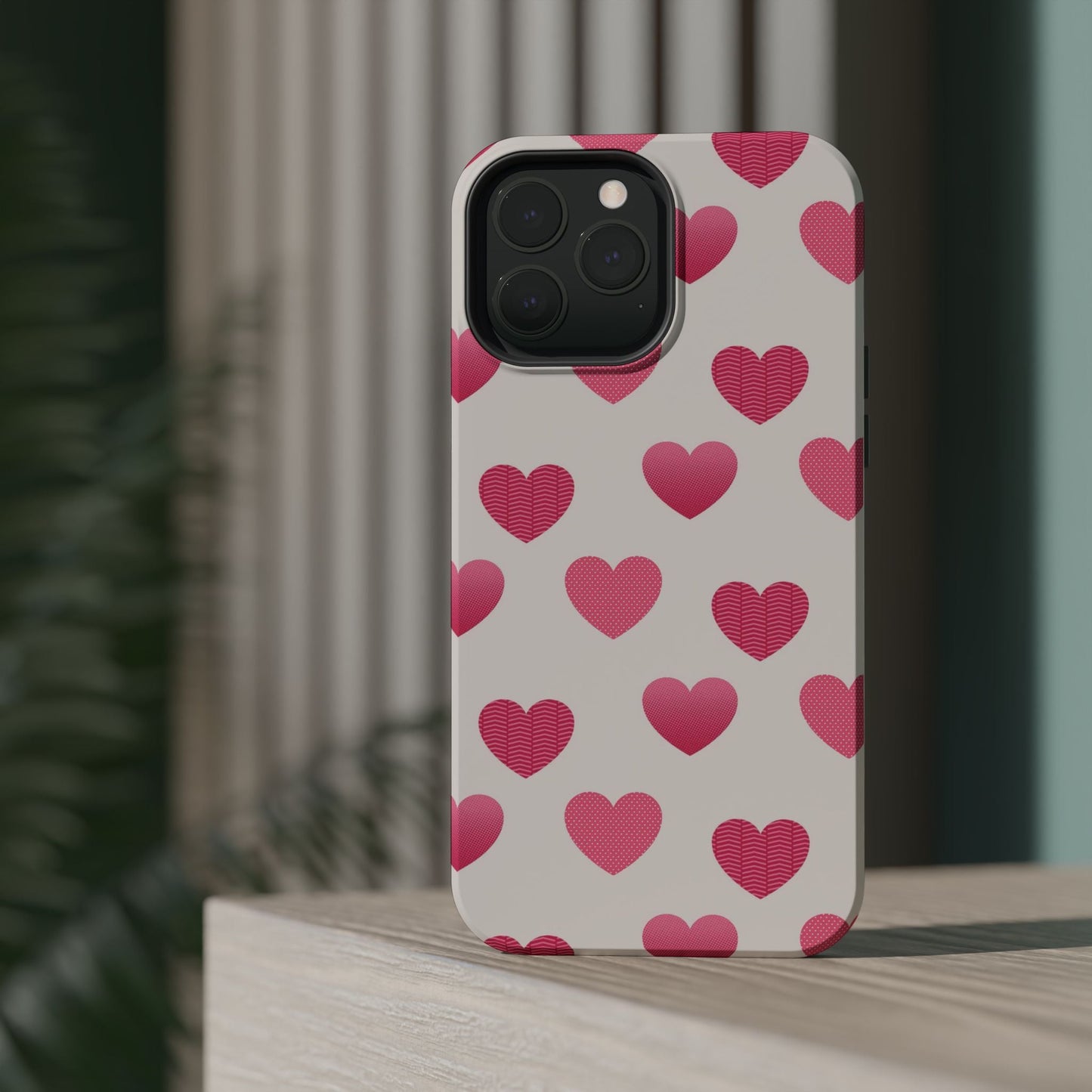 Textured Hearts MagSafe iPhone Case - BOGO Cases