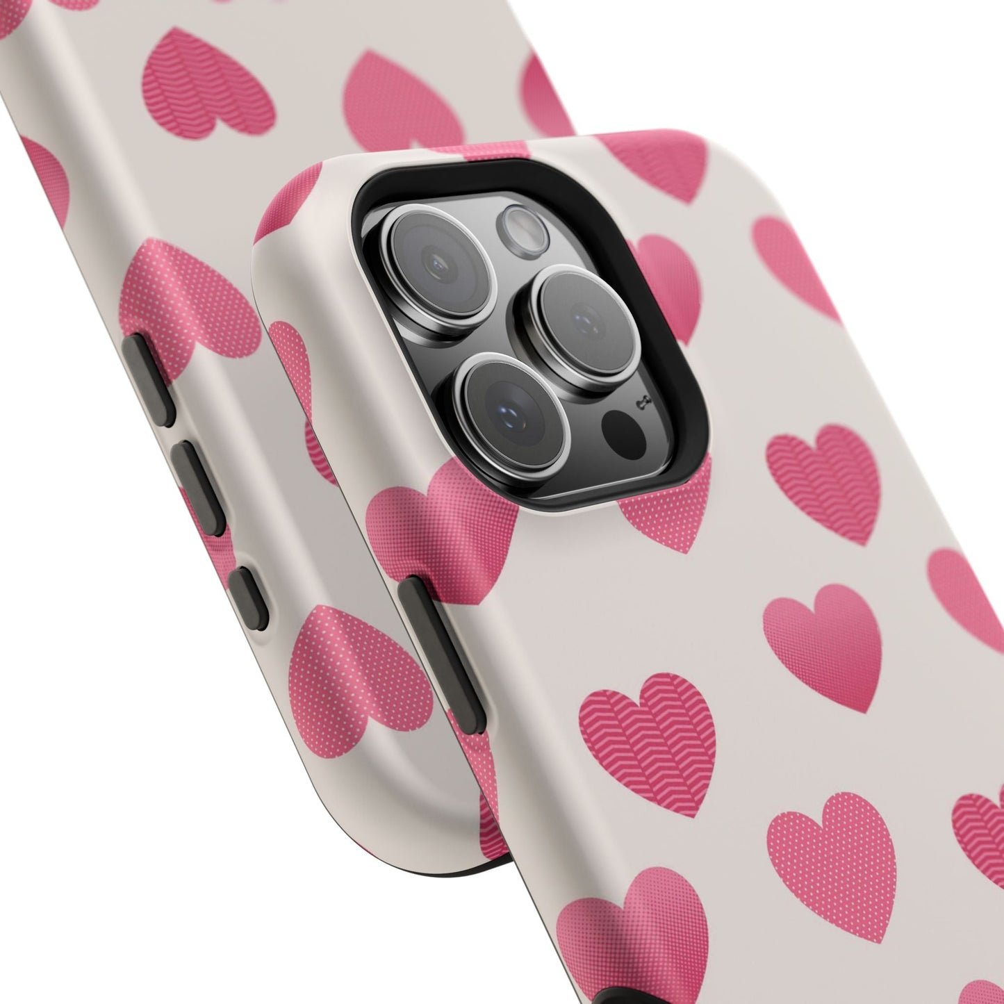 Textured Hearts MagSafe iPhone Case - BOGO Cases