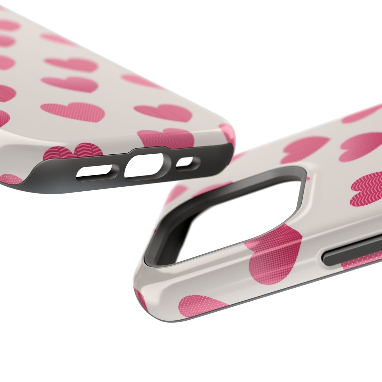 Textured Hearts MagSafe iPhone Case - BOGO Cases