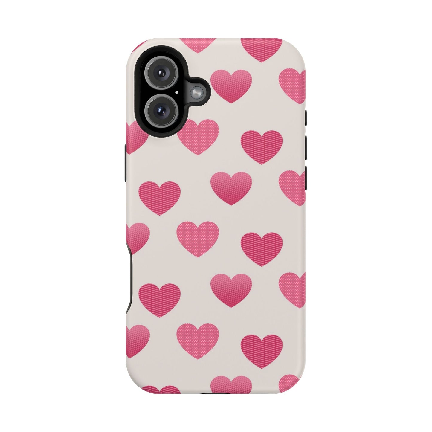 Textured Hearts MagSafe iPhone Case - BOGO Cases