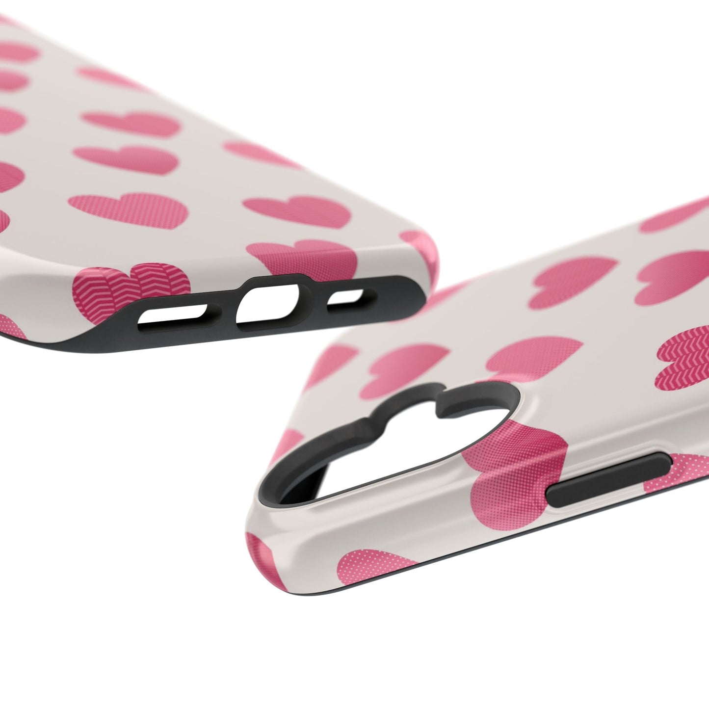 Textured Hearts MagSafe iPhone Case - BOGO Cases