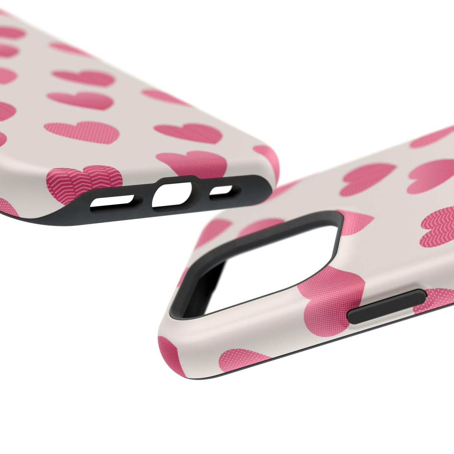 Textured Hearts MagSafe iPhone Case - BOGO Cases