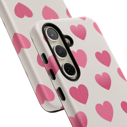 Textured Hearts Samsung Galaxy Case - BOGO Cases