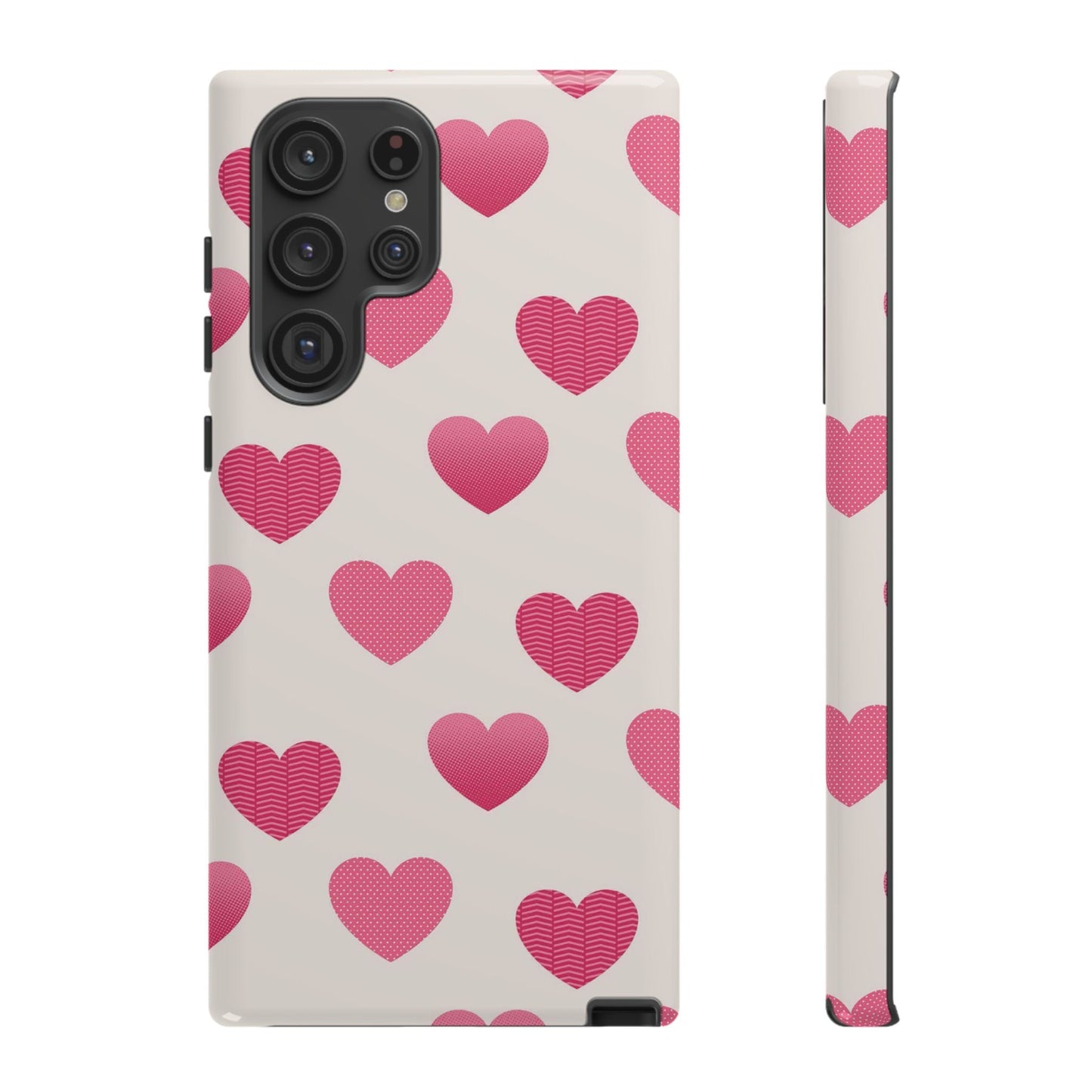 Textured Hearts Samsung Galaxy Case - BOGO Cases