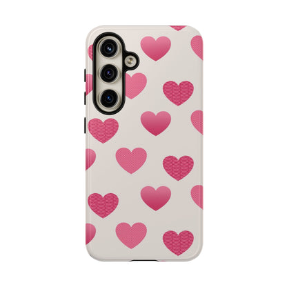 Textured Hearts Samsung Galaxy Case - BOGO Cases