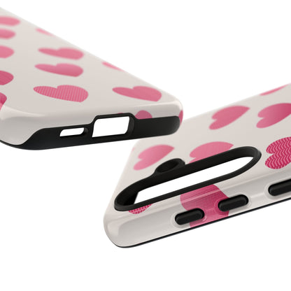 Textured Hearts Samsung Galaxy Case - BOGO Cases