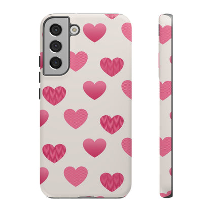 Textured Hearts Samsung Galaxy Case - BOGO Cases