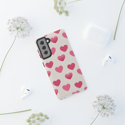 Textured Hearts Samsung Galaxy Case - BOGO Cases