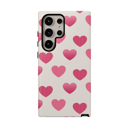 Textured Hearts Samsung Galaxy Case - BOGO Cases