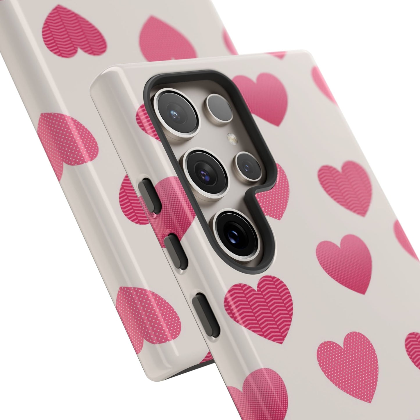 Textured Hearts Samsung Galaxy Case - BOGO Cases