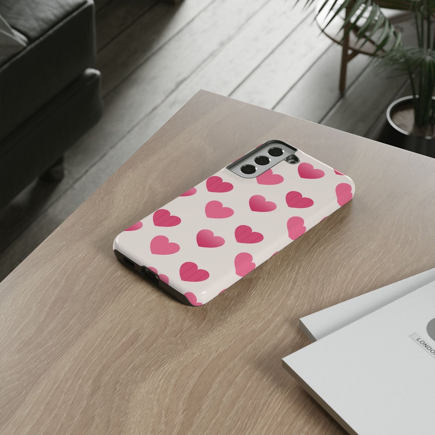 Textured Hearts Samsung Galaxy Case - BOGO Cases