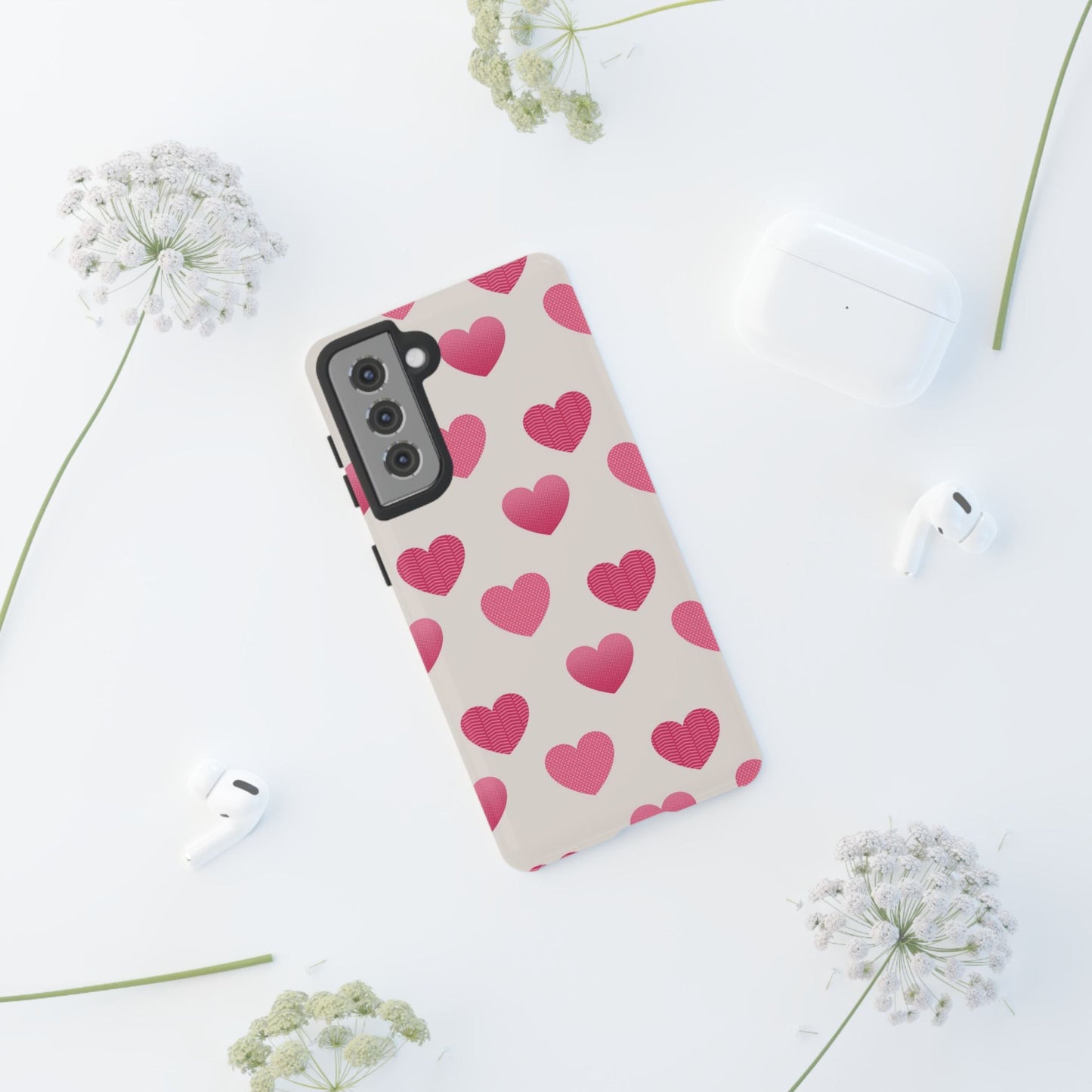 Textured Hearts Samsung Galaxy Case - BOGO Cases