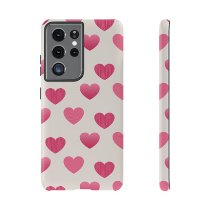 Textured Hearts Samsung Galaxy Case - BOGO Cases