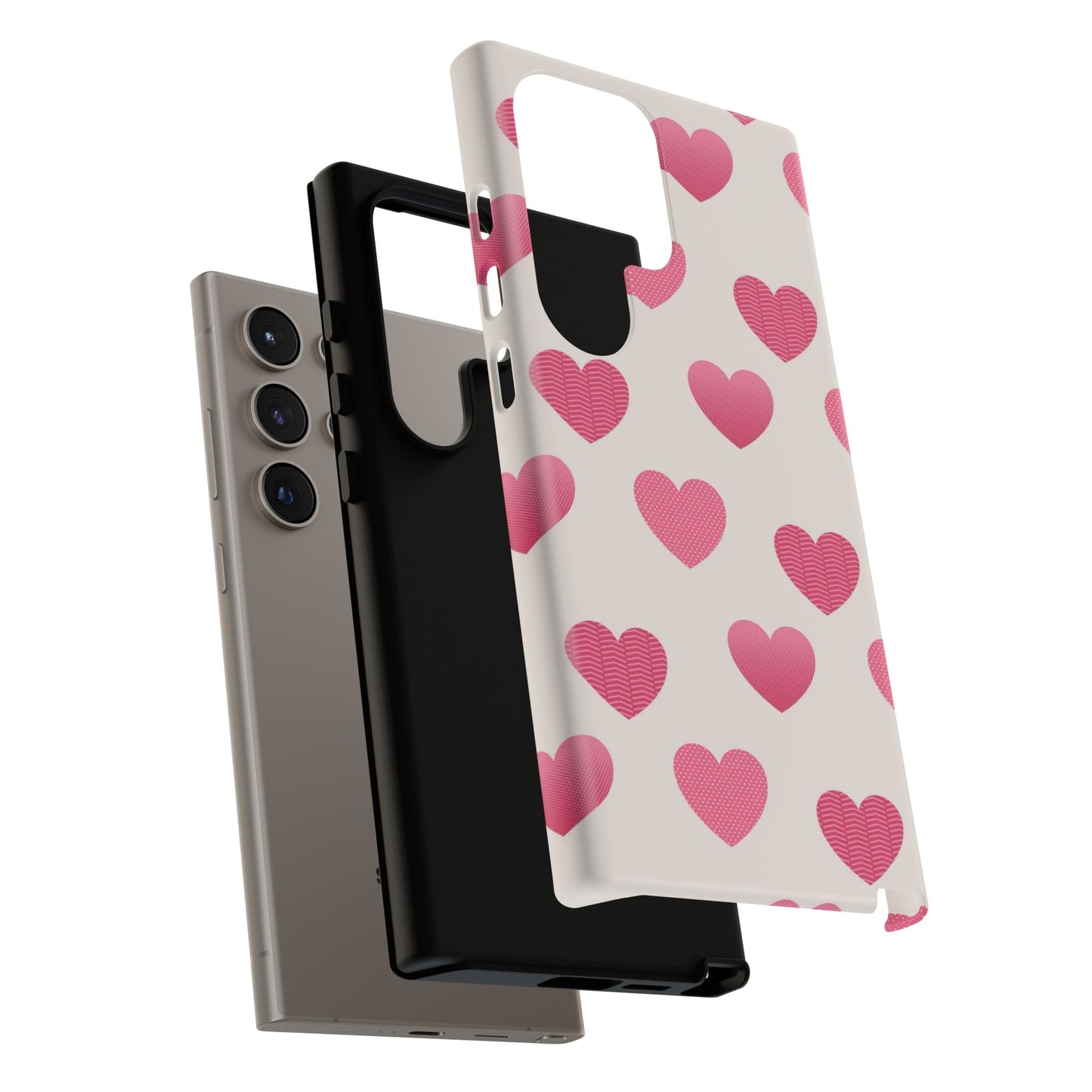 Textured Hearts Samsung Galaxy Case - BOGO Cases
