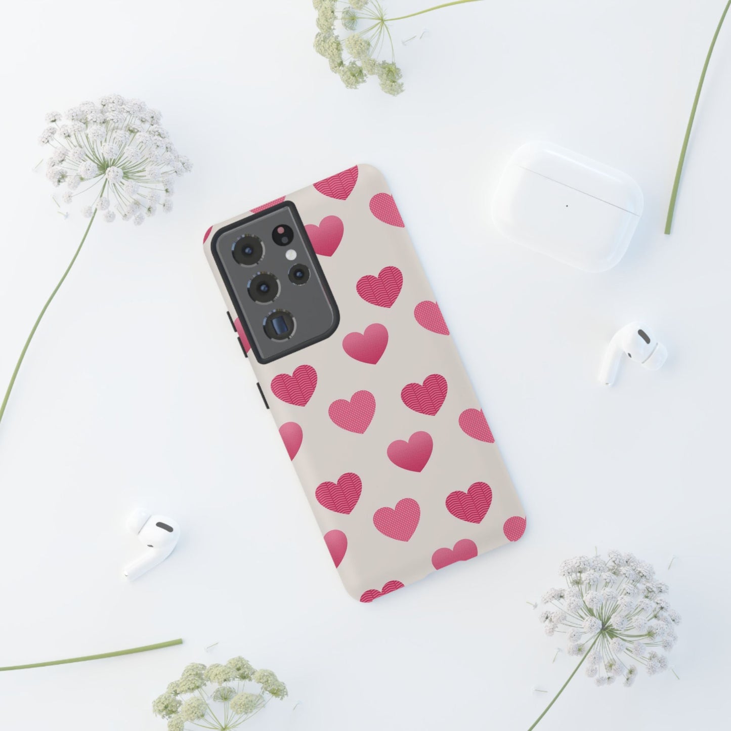 Textured Hearts Samsung Galaxy Case - BOGO Cases