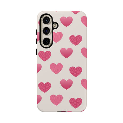 Textured Hearts Samsung Galaxy Case - BOGO Cases