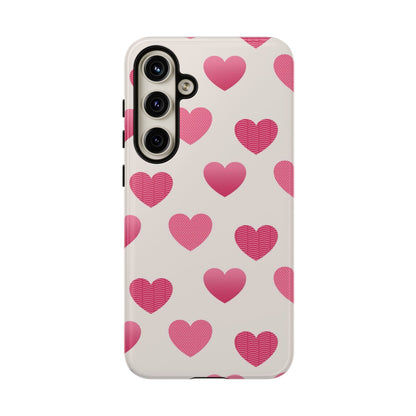Textured Hearts Samsung Galaxy Case - BOGO Cases
