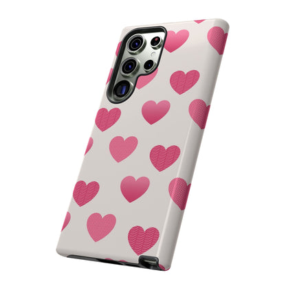 Textured Hearts Samsung Galaxy Case - BOGO Cases