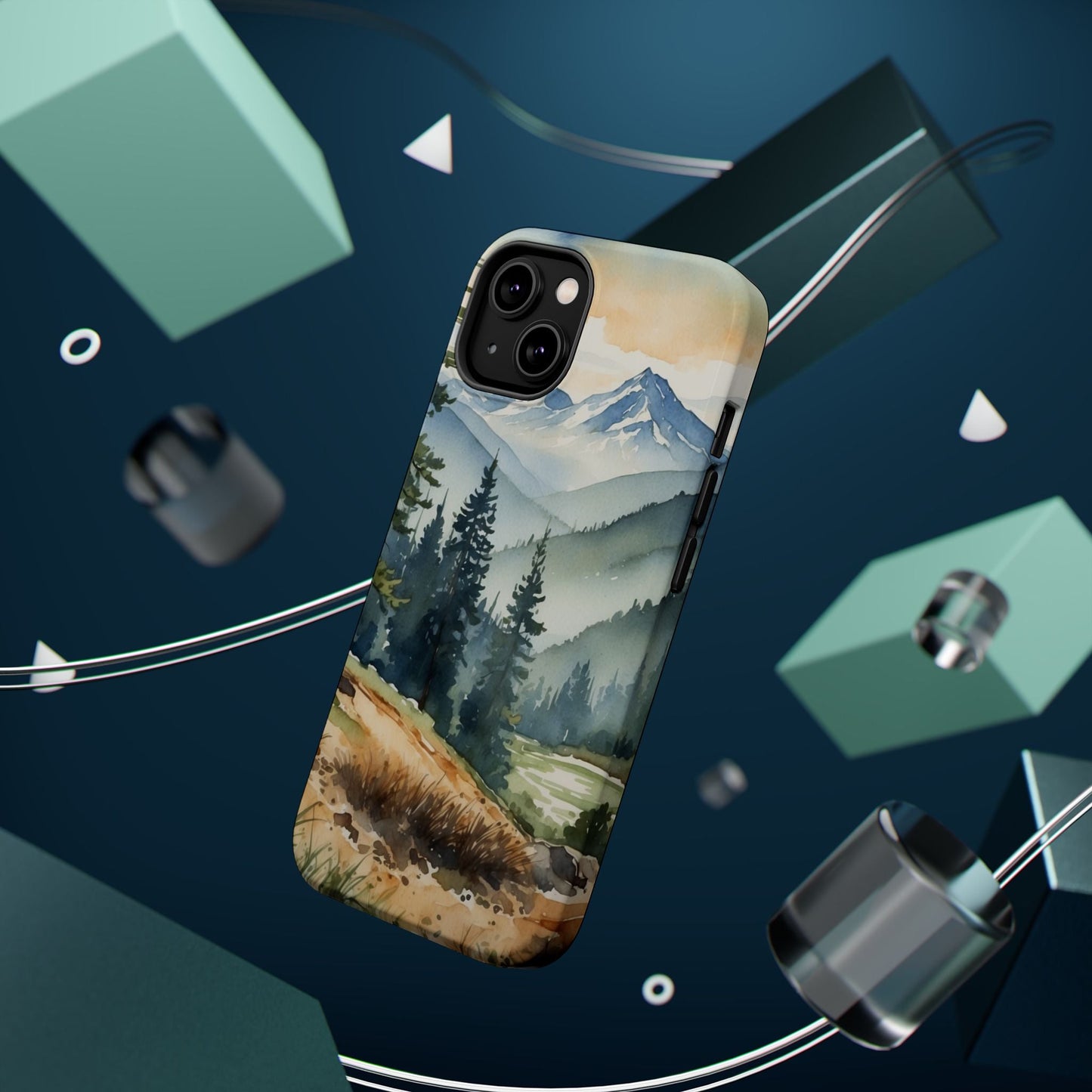Tranquil Mountain Escape - MagSafe iPhone Case - BOGO Cases