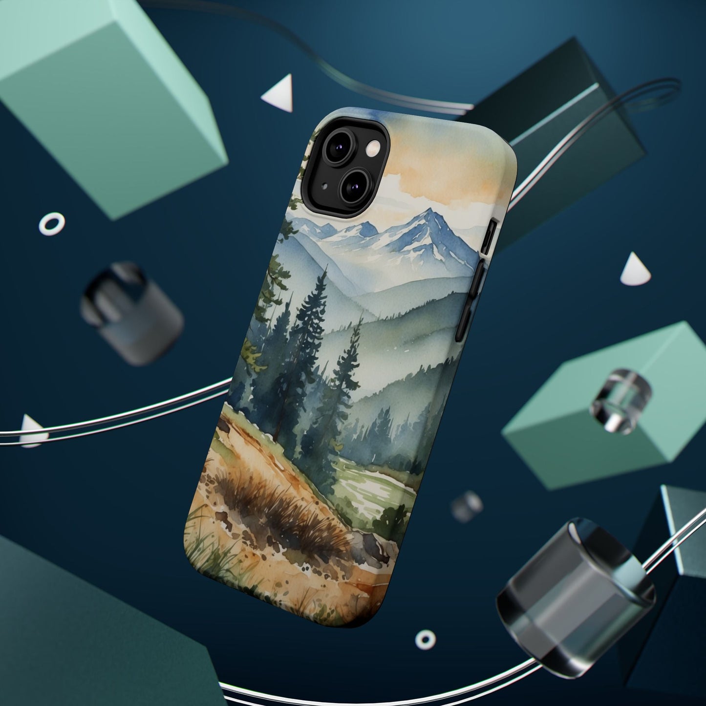 Tranquil Mountain Escape - MagSafe iPhone Case - BOGO Cases