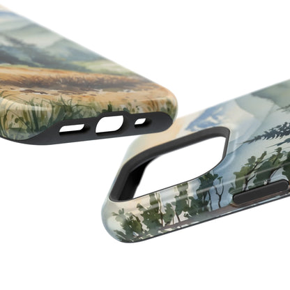 Tranquil Mountain Escape - MagSafe iPhone Case - BOGO Cases