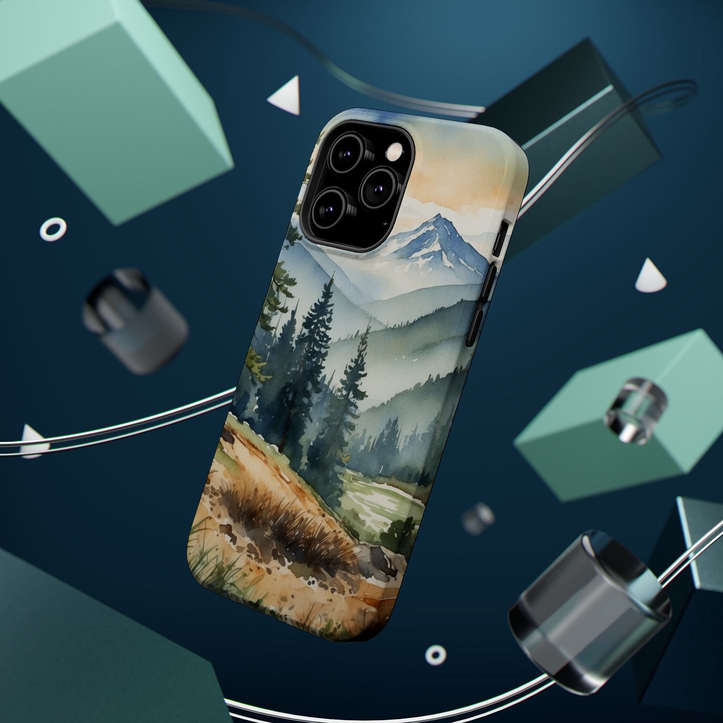 Tranquil Mountain Escape - MagSafe iPhone Case - BOGO Cases