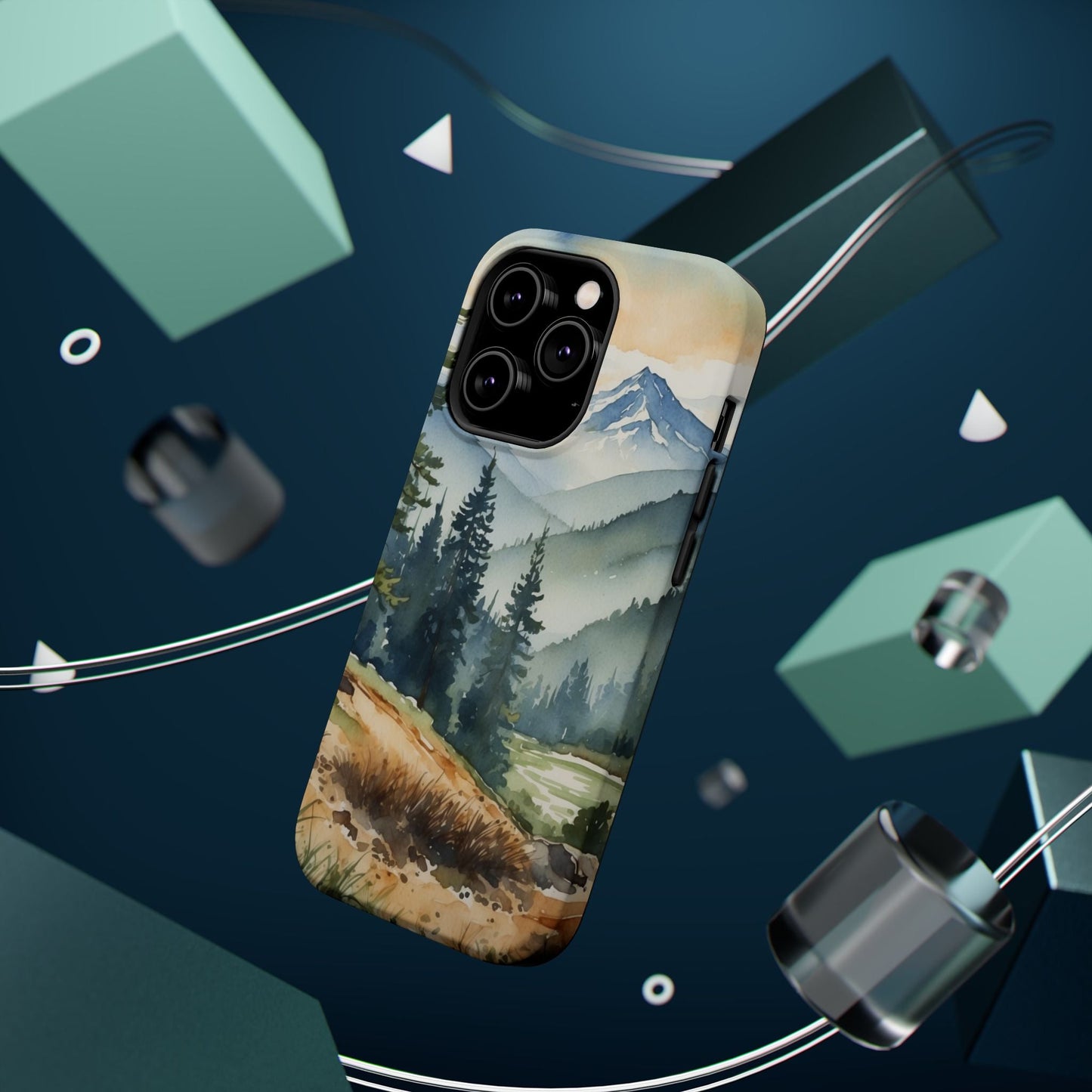 Tranquil Mountain Escape - MagSafe iPhone Case - BOGO Cases