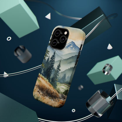 Tranquil Mountain Escape - MagSafe iPhone Case - BOGO Cases