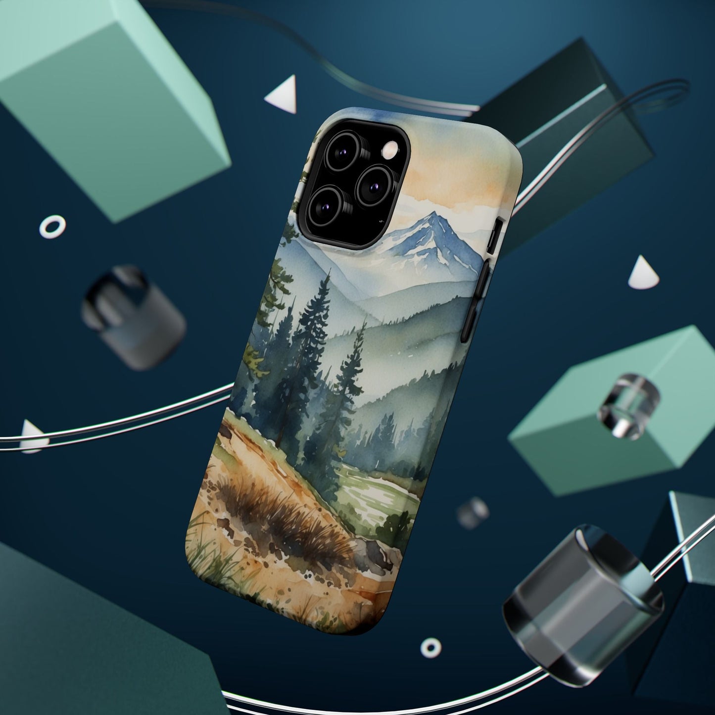 Tranquil Mountain Escape - MagSafe iPhone Case - BOGO Cases