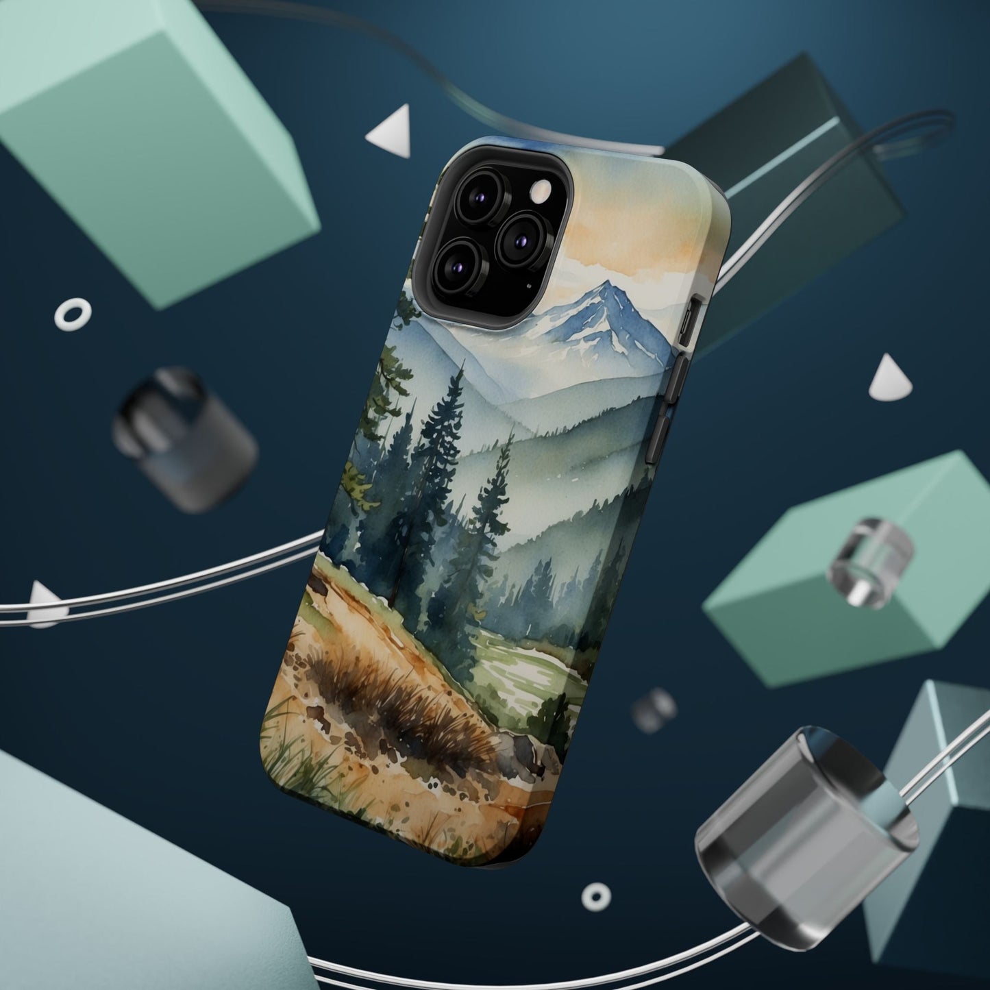 Tranquil Mountain Escape - MagSafe iPhone Case - BOGO Cases