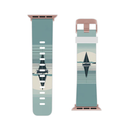 Tranquil Waters Sailboat Apple Watch Band - BOGO Cases