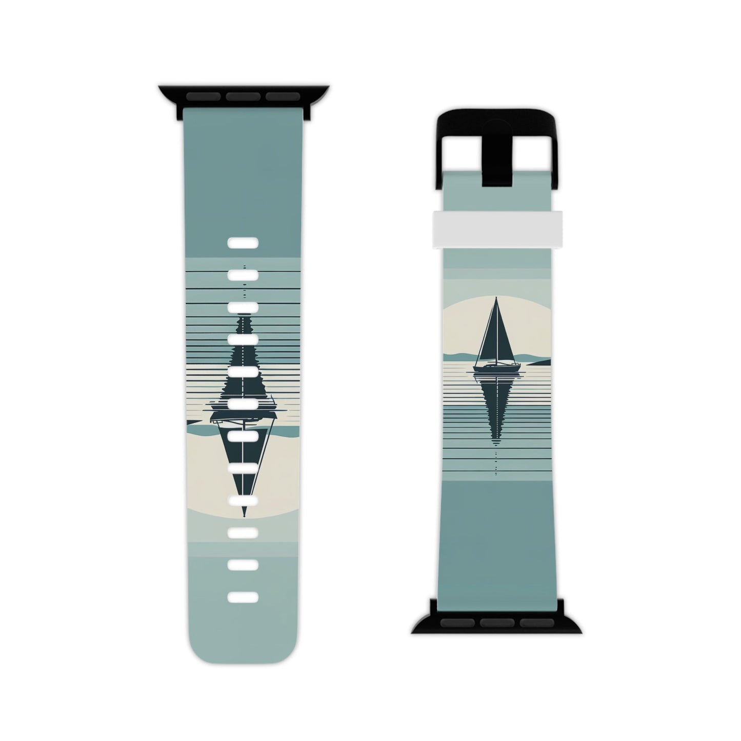 Tranquil Waters Sailboat Apple Watch Band - BOGO Cases