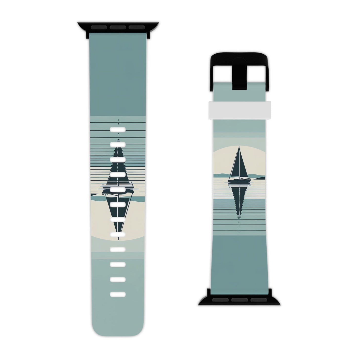 Tranquil Waters Sailboat Apple Watch Band - BOGO Cases