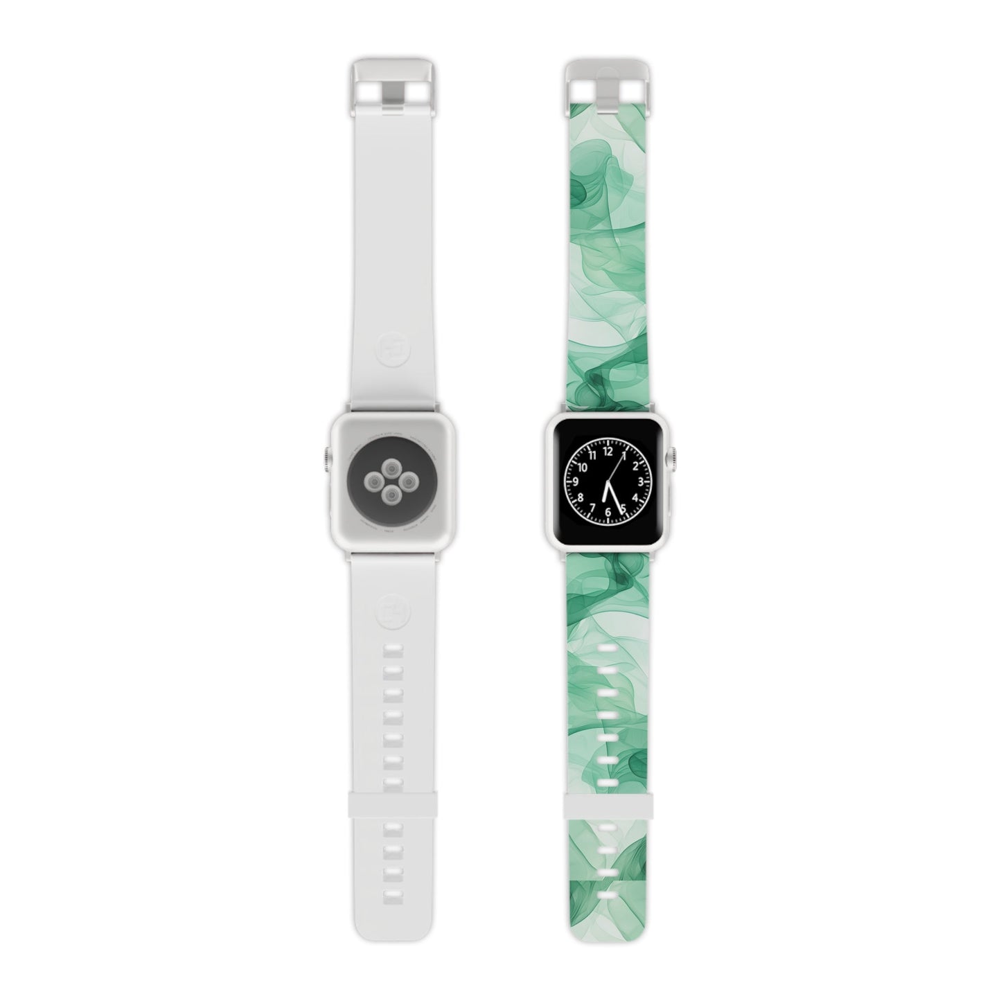 Translucent Flowing Green Fabric Apple Watch Band - BOGO Cases