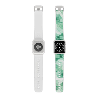 Translucent Flowing Green Fabric Apple Watch Band - BOGO Cases