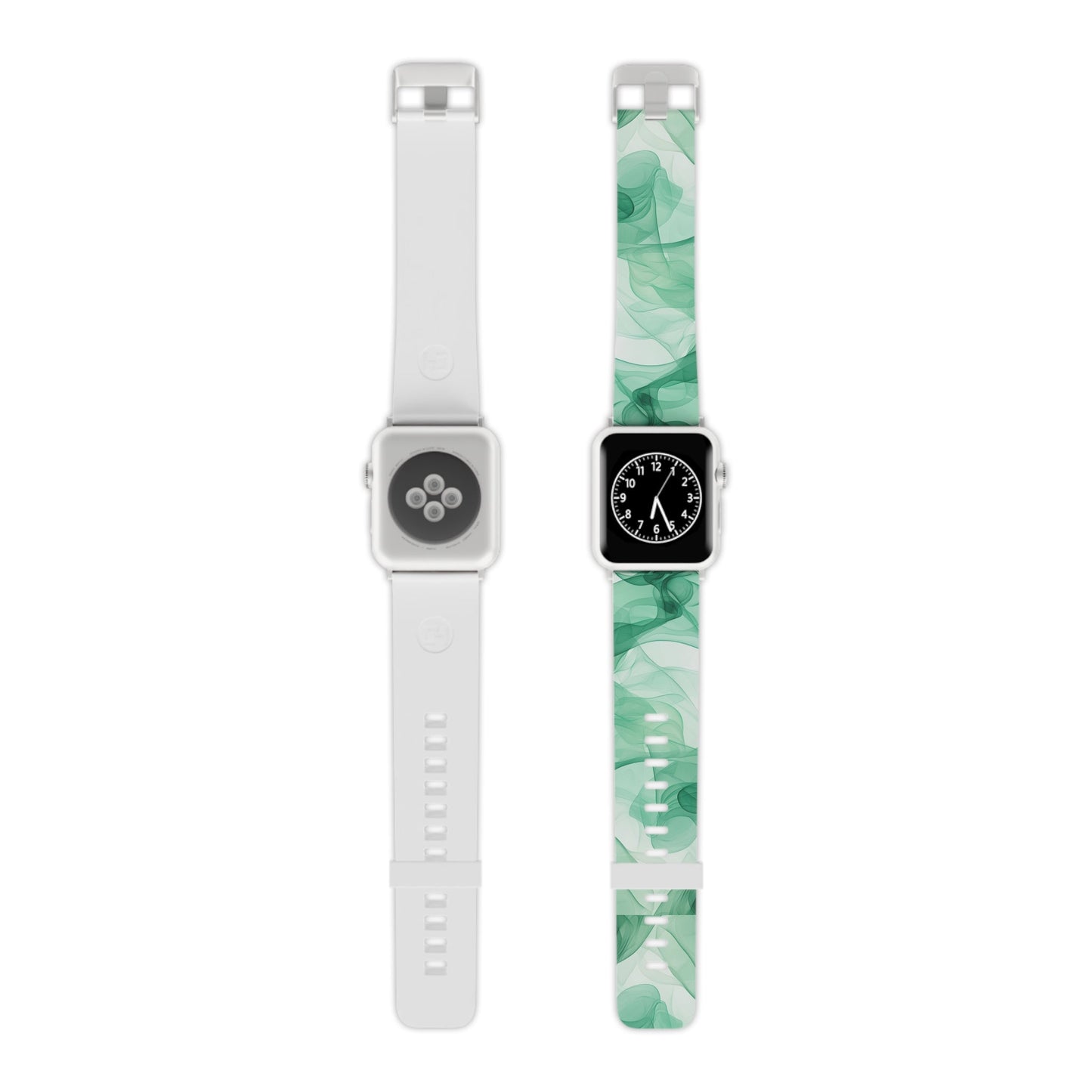 Translucent Flowing Green Fabric Apple Watch Band - BOGO Cases