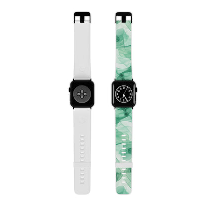 Translucent Flowing Green Fabric Apple Watch Band - BOGO Cases